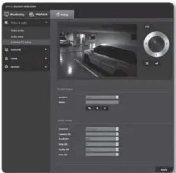Hanwha SPE-100P - To set the camera menu - 2