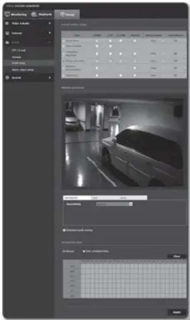 Hanwha SPE-100P - Motion detection - 1