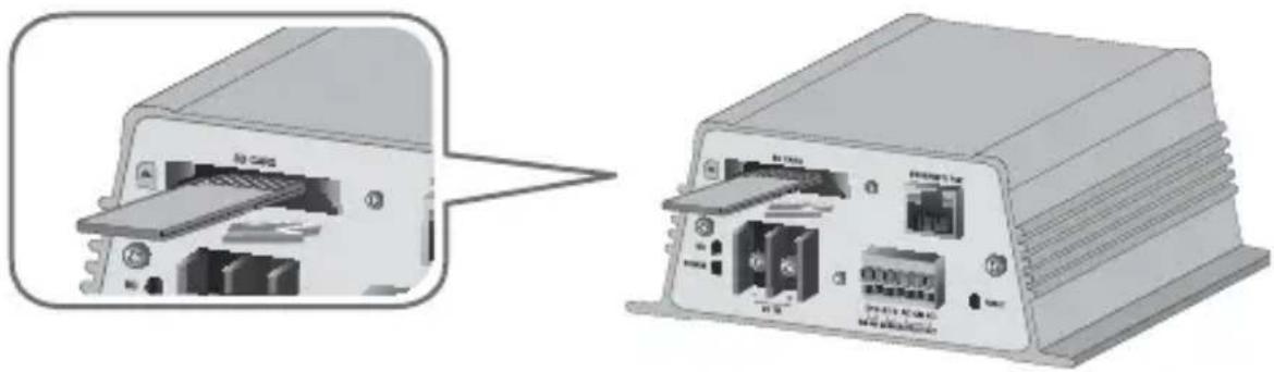 Hanwha SPE-100P - Removing a SD Memory Card - 1