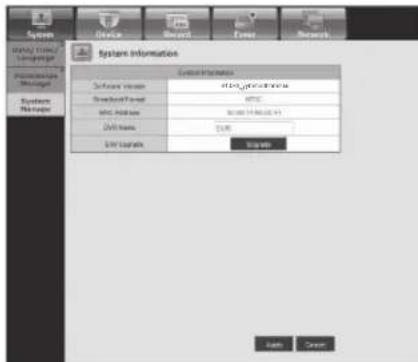 Hanwha SRD-1684 - • System Information - 1