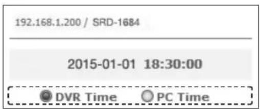 Hanwha SRD-1684 - Setting the Display of the OSD Time Information - 1