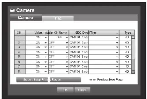 Hanwha SRD-1684 - Setting the Camera - 2
