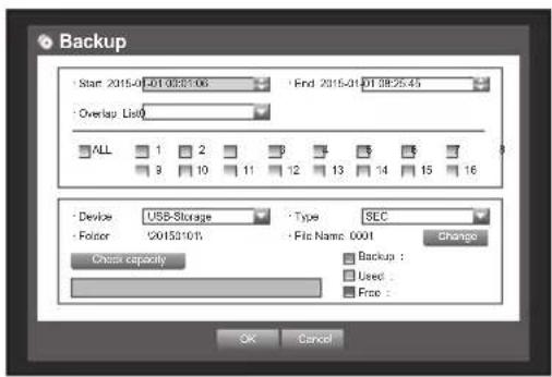 Hanwha SRD-1684 - When the backup setup is done, press . - 3