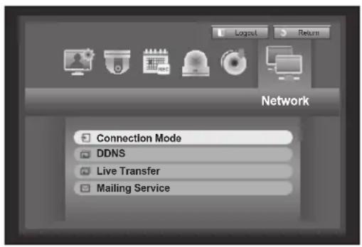 Hanwha SRD-1684 - Setting the Connection - 1