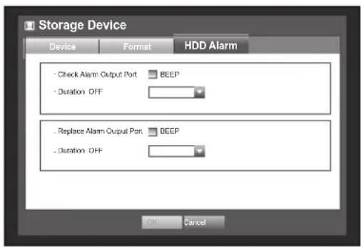 Hanwha SRD-1684 - HDD Alarm - 1