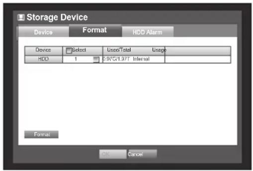 Hanwha SRD-1684 - Formatting - 1