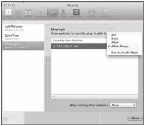 Hanwha SRD-1684 - Safari on MAC. - 7