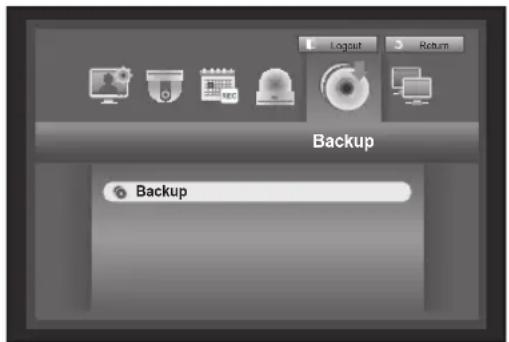Hanwha SRD-1684 - Setting the Backup - 1