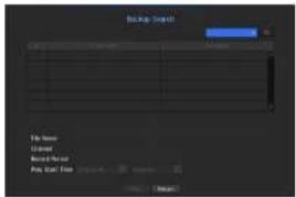 Hanwha QRN-810 - Backup Search - 1
