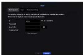 Hanwha QRN-810 - Setting the Administrator - 1