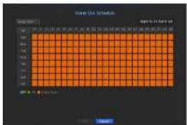 Hanwha QRN-810 - Alarm Out Schedule - 2