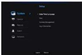 Hanwha QRN-810 - Setting the Date/Time/Language - 1