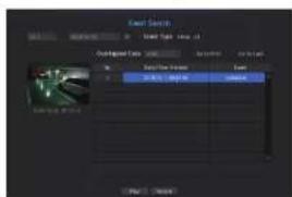 Hanwha QRN-810 - Event Search - 1