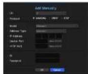 Hanwha QRN-810 - menu seluo - 2