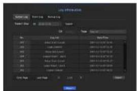 Hanwha QRN-810 - Checking the system log - 1