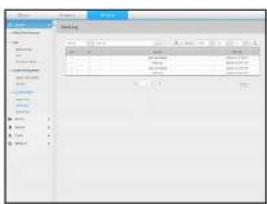 Hanwha QRN-810 - Event log - 1