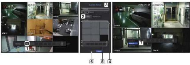 Hanwha QRN-810 - Setting Up the Live Layout - 1