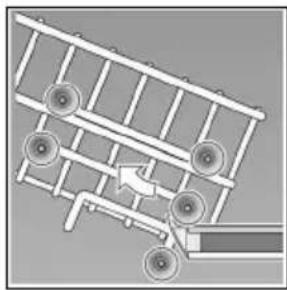 BOSCH SMS63L08EA - Top basket with upper and lower roller pairs - 1