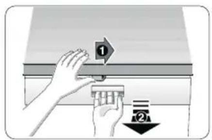 BOSCH SMS50E12II - Childproof lock (door lock) \* - 2