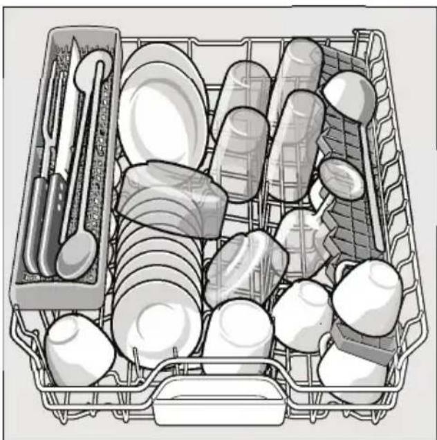 BOSCH SMS50E12II - Cups and glasses - 1