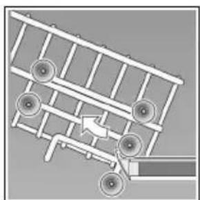 BOSCH SMS53M48TR - Top basket with upper and lower roller pairs - 1