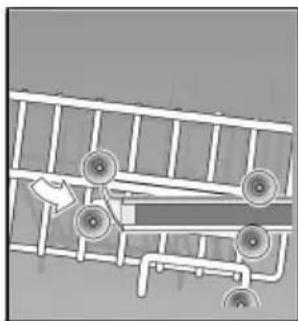 BOSCH SRS55C02GB - Adjusting the height of the basket \* - 2