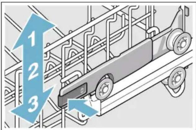 BOSCH SMS46FI01E - Oberer Geschirrkorb mit seitlichen Hebeln - 1