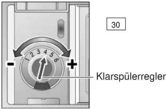 BOSCH SRS40E02EU - Zugabemenge für Klarspüler einstellen - 1