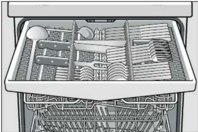 BOSCH SMS69U02EU - Besteckschublade - 1