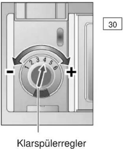 BOSCH SGI45E25EU - Zugabemenge für Klarspüler einstellen - 1