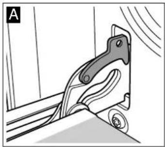 BOSCH HBA23B151A - Detaching and attaching the oven door - 1