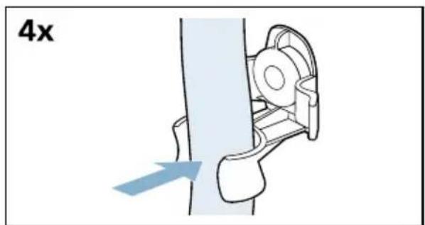 BOSCH WDU28540ES - Installing the transport locks: - 4