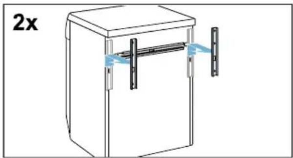 BOSCH WDU28540ES - Removing the support struts - 2