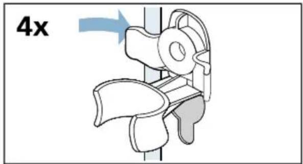 BOSCH WDU28540ES - Installing the transport locks: - 5