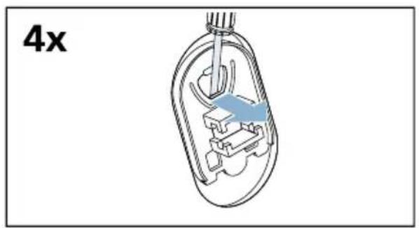 BOSCH WDU28540ES - Installing the transport locks: - 1