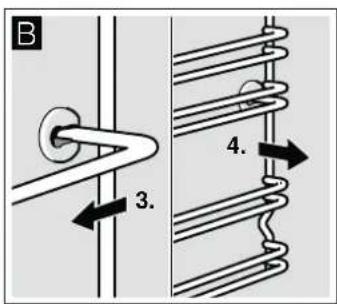 BOSCH HBA33B550M - Detaching the rails - 2