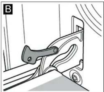 BOSCH HBA33B550M - Detaching and attaching the oven door - 2