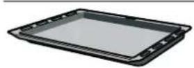 BOSCH HBA33B550M - Enamel baking tray - 1