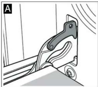 BOSCH HBA33B550M - Detaching and attaching the oven door - 1