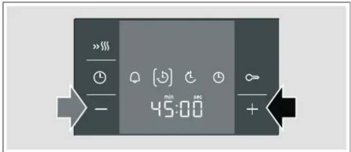 BOSCH HBA33B550M - Cooking time - 2