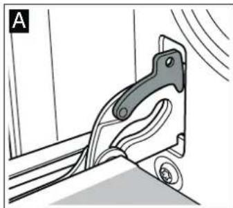 BOSCH HBA34B550 - Backofentür aus- und einhängen - 1