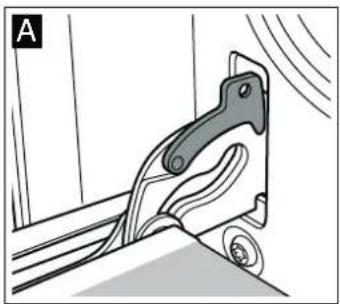 BOSCH HBA58B650B - Backofentür aus- und einhängen - 1