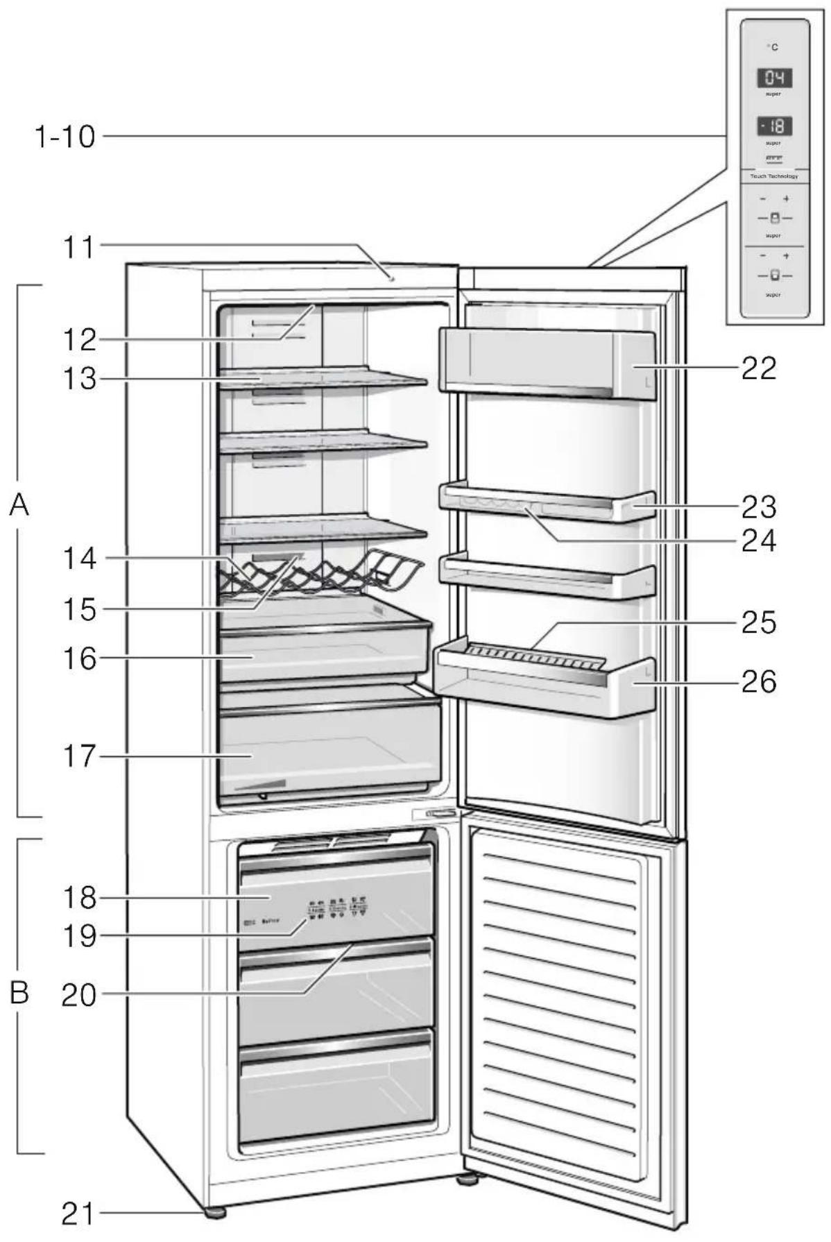 BOSCH KGN39XW32G - Repair order and advice on faults - 1