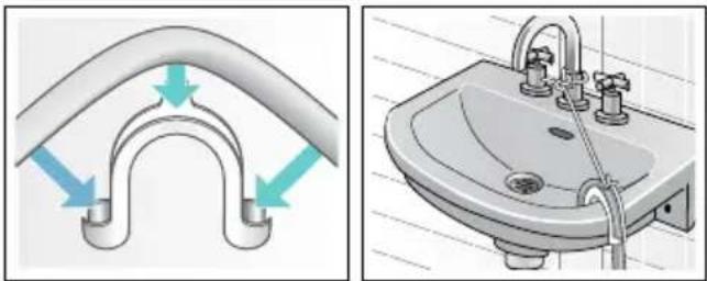 BOSCH WAW24460EU - - Drainage into a washbasin - 1