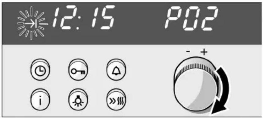SIEMENS HE365560 - Usetherotaryknobtoset alaterendtime. - 1