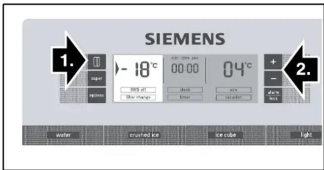 SIEMENS KA92DAI20G - Freezer compartment - 1