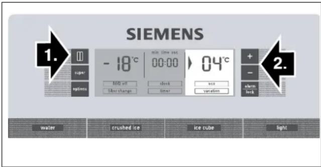 SIEMENS KA92DAI20G - Refrigerator compartment - 1