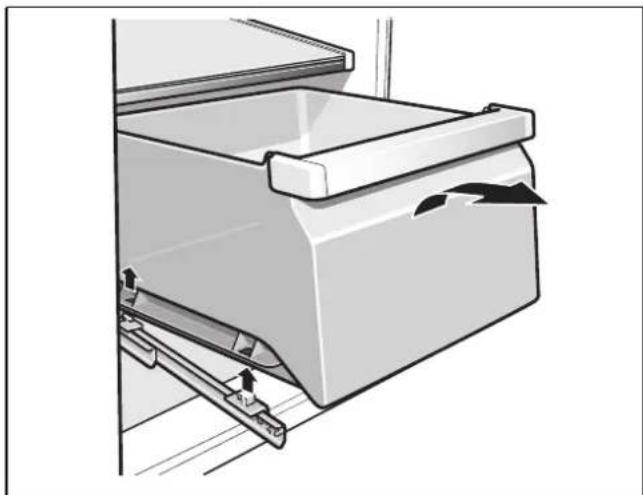 SIEMENS KA62DV00GB - Removing the container - 1