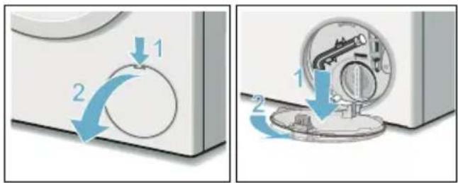 SIEMENS WM14T790ES - Risk of scalding! - 1