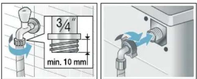 SIEMENS WM14T790ES - Connection - 1